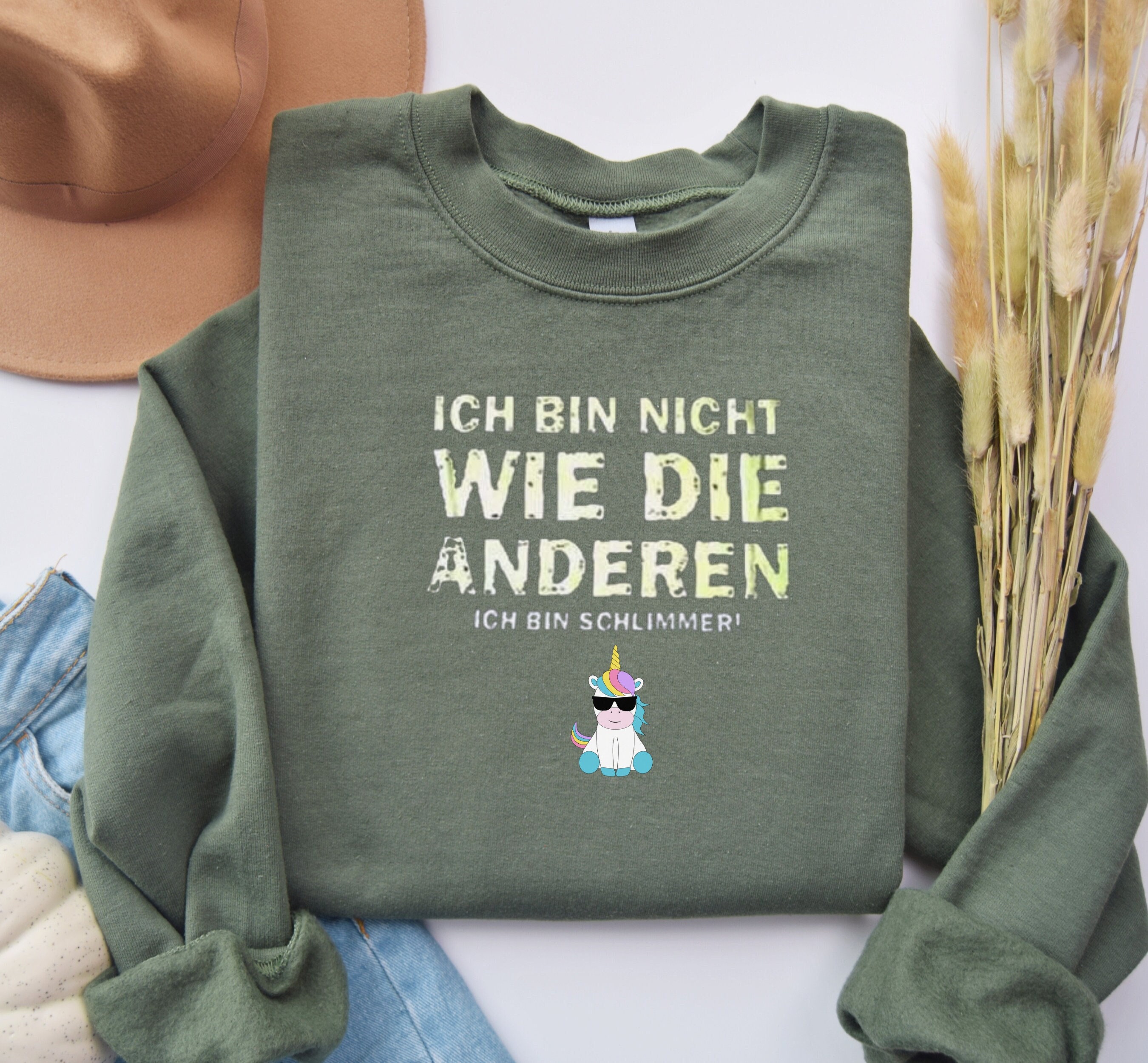 Motivierende Sprüche Sweatshirt, Sweatshirt Lustige Sprüche, Trendiger