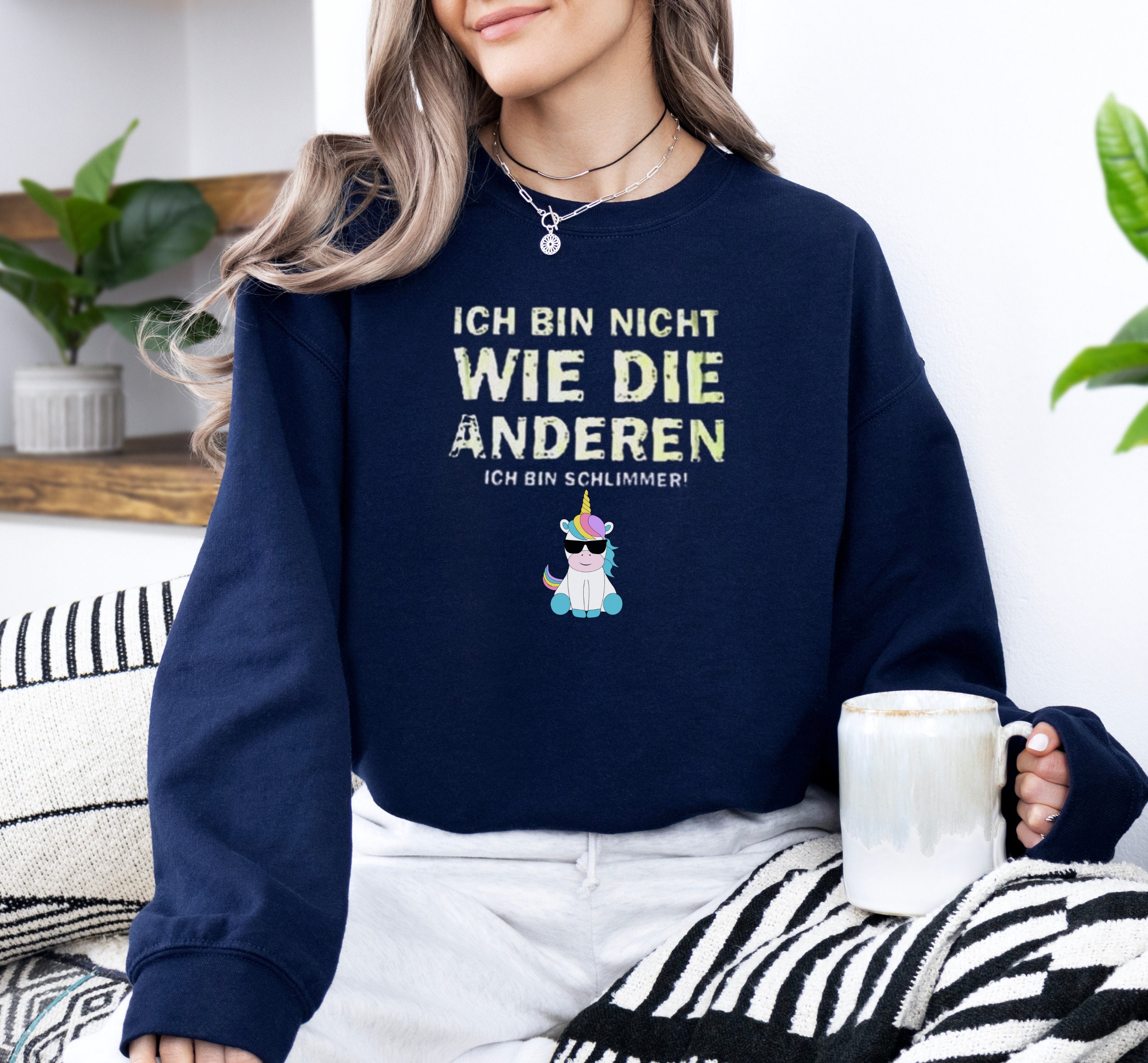 Motivierende Sprüche Sweatshirt, Sweatshirt Lustige Sprüche, Trendiger