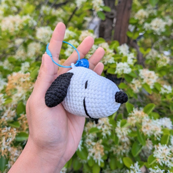 Snoopyy Peanuts Crocheted Plush Keychain | Stuffed Animal | Handmade Keychains | Cute Animal Gifts