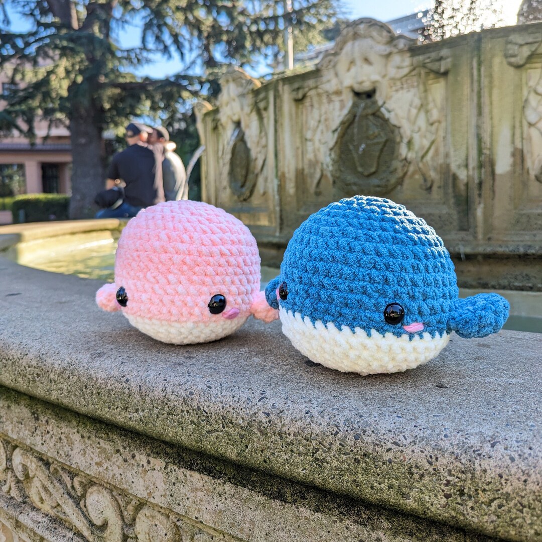 Whales Crochet Plushie animal Plushie Whale Plushi Cute Animal