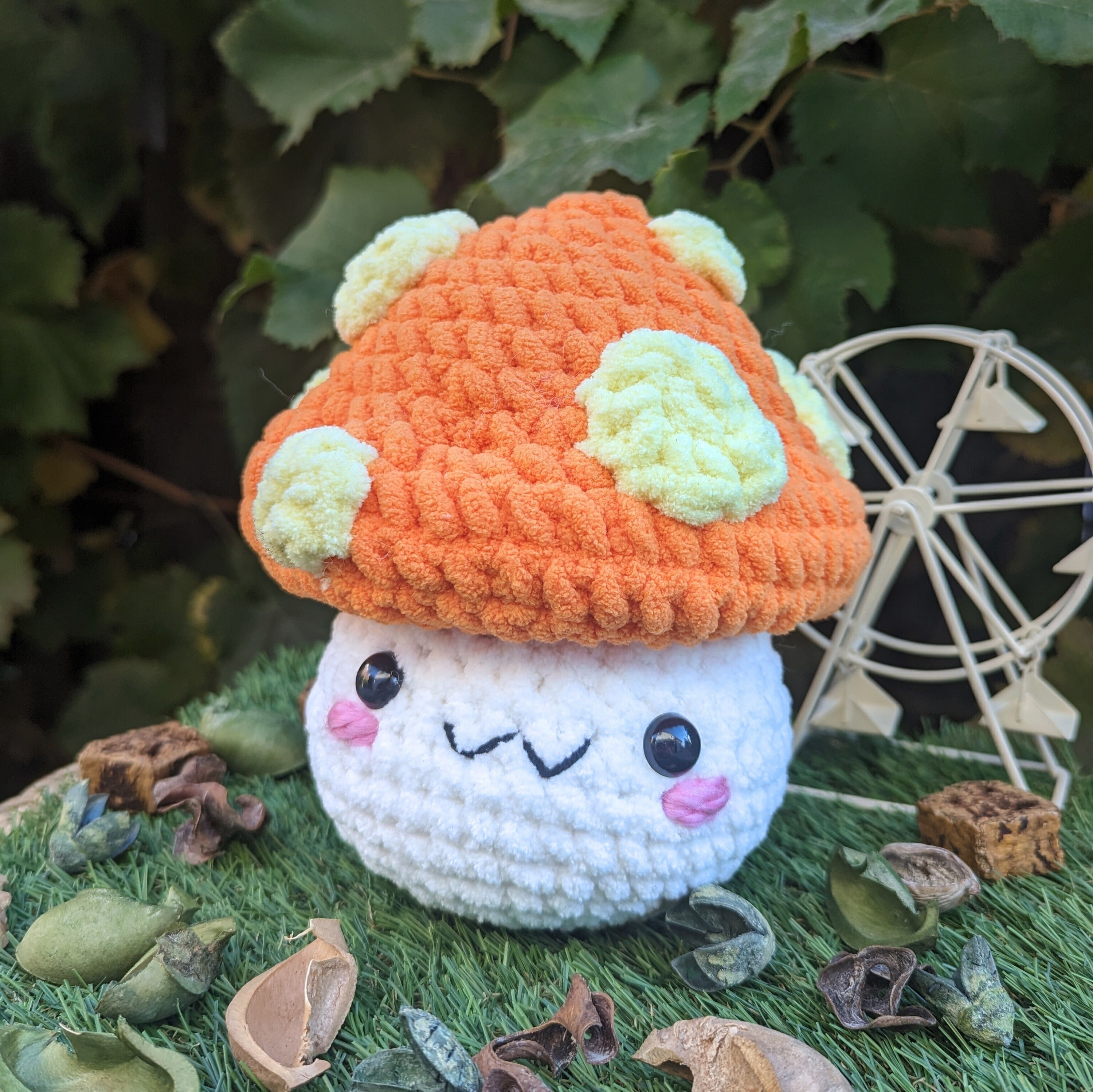 Mushroom Maplestory Crocheted Plush | Stuffed Toy | Video Game