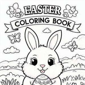 20 pages de coloriages de Pâques amusants pour enfants et adultes, imprimable au format PDF, téléchargement immédiat Article le plus vendu Article populaire