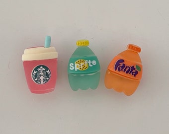 Shoe Charm-Beverage set 3pcs