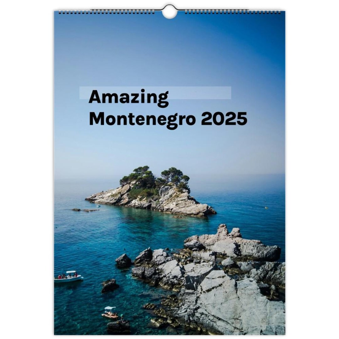 Amazing Montenegro 2025 Wall Calendar – Explore Stunning Adriatic Coast