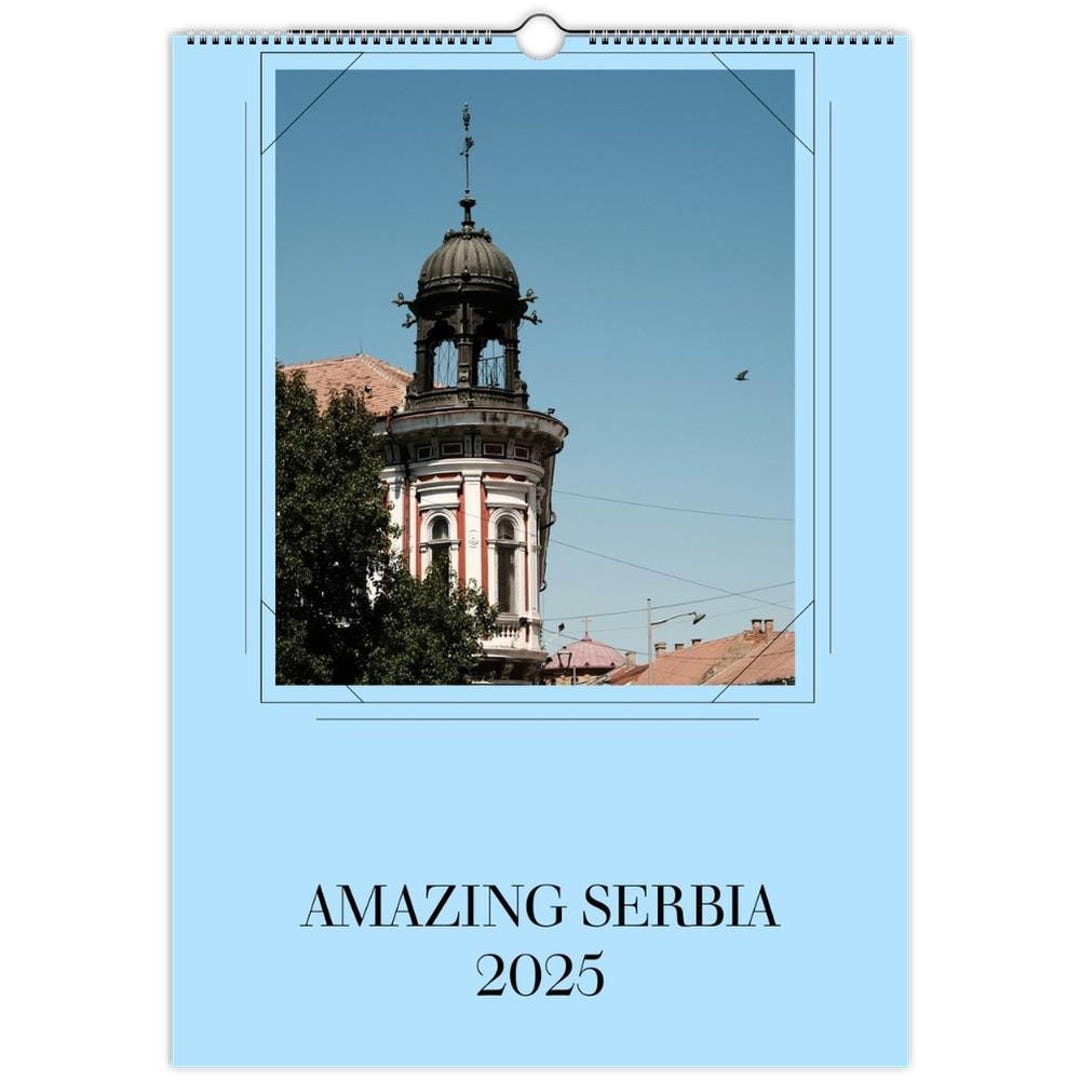 Amazing Serbia 2025 Wall Calendar – Explore Stunning Landscapes Wall