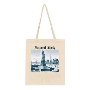 Statue of Liberty NYC Classic Tote Bag – Vintage-Inspired Canvas Bag Celebrating a New York Icon