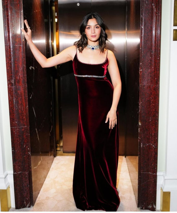 Dark Emerald Maroon Velvet Dress, Bridesmaid Dress, Wedding Guest Dress,  Evening Dress, Velvet Long Dress, Formal Dress, Cocktail Dress - Etsy