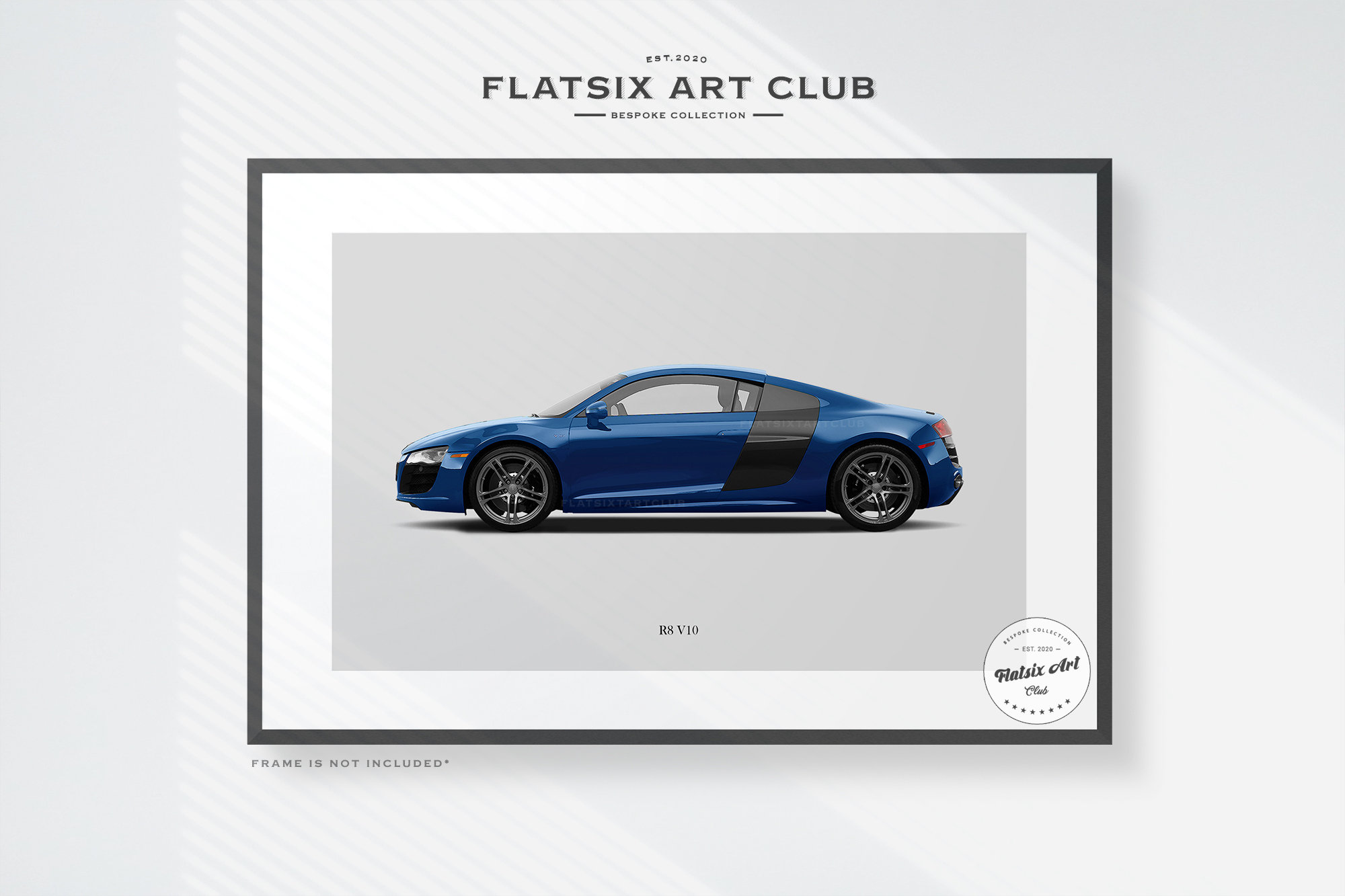 Supercar Poster Audi R8 Canvas Art Poster And Wall Art Picture Print Modern  Family Bedroom Decor Posters 20x30inch(50x75cm) : : Everything  Else