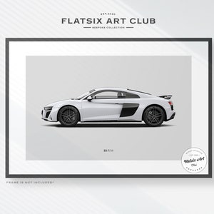 Audi R8 Poster Car Poster Wall Decoration 16x20