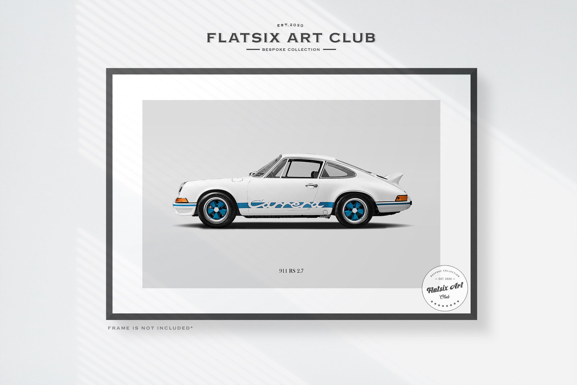 【VISION】Porsche 911 Carrera RS 2.7 白青 VISION】Porsche 911 Carrera RS 2.7 白青