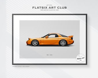 Auto Art RX-7　MAZDA AUTOart Mazda RX-7(FD) Tuned Version Black Very Nice | eBay