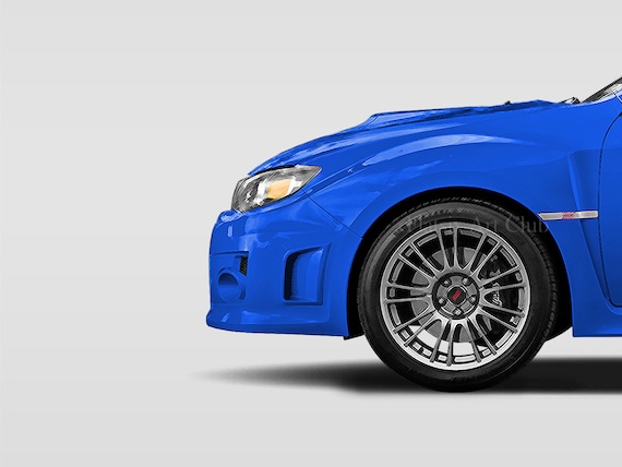 Subaru Impreza WRX STI (hatchback) Sketched Wall Art - Multi