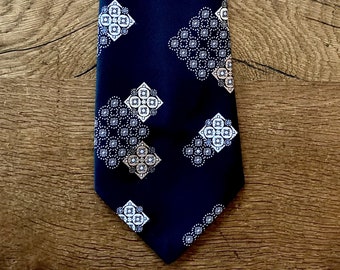 Superbe cravate vintage pour homme kipper par Louis Philippe