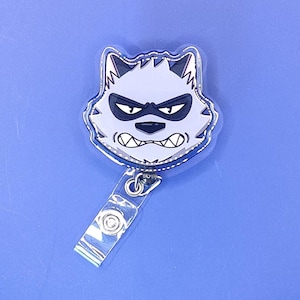 Raccoon | Acrylic Badge Reel