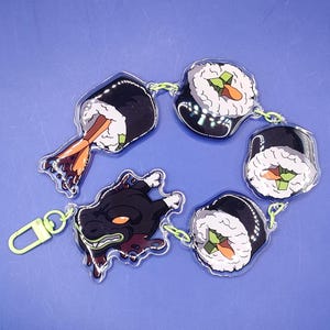 Sushi Dragon | Multi-Piece Keychain | Big keychain