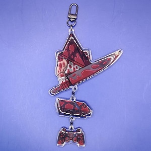 Pyramid Head | Silent Hill | PS2 | Connection Keychain