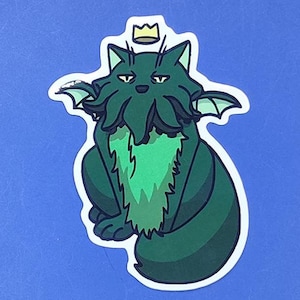 Cathulhu | Vinyl Sticker | Cat sticker