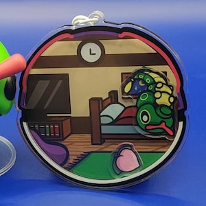 Masterball Pokeball | Acrylic Shaker Keychain