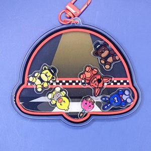 Five Nights at Freddie&#39;s | Freddy Fazbear&#39;s Pizza Place | Acrylic Shaker Keychain