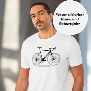 Bicycle Shirt Personalized Gift for Road Cyclist Gift Bicycle T-Shirt Birthday Gift Cyclist T Shirt Fairtrade