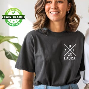 Personalized graduation gifts, T-shirt graduation 2025, graduation 2025, personalized graduation, Fairtrade shirt with name, gift graduation shirt trend