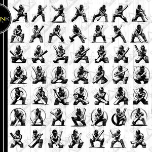Cricket Player SVG Bundle: Sports Team Graphics (Digital Download)