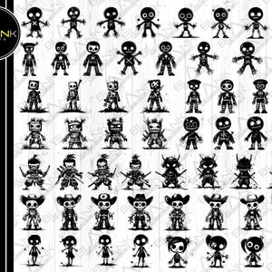 voodoo doll bundle svg png jpeg eps dxf bundle silhouette cricut commercial use voodoo doll pin voodoo doll effigy clipart cricut witchcraft
