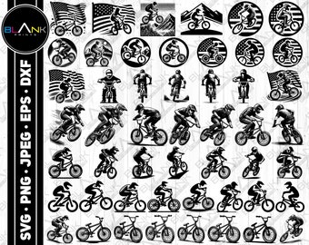 Bmx Bike Clipart Bundle (svg, png, jpg, eps, dxf) Commercial Use