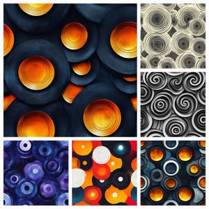 Geometric Seamless Pattern for Fabric, Wallpaper, and Graphic Design Projects