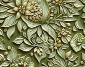 Pistachio Green Seamless Pattern Digital Download | Watercolor Pistachio Green Background