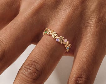 Custom Birthstone Rings