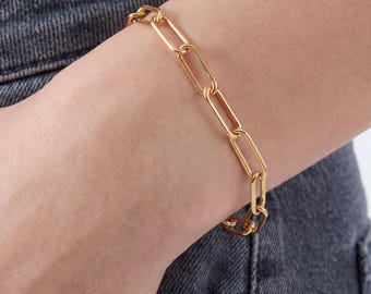 Chain Bracelet for Charms, Paperclip or Mariner Chain