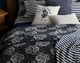 Ralph Lauren Durant Kira F/Queen Duvet Cover+ Two Standard Shams.Brand New!