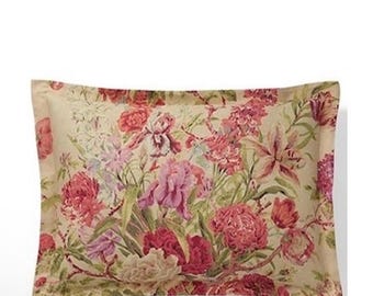Ralph Lauren Imogene Floral Cotton Reversible King Pillow Shams Set