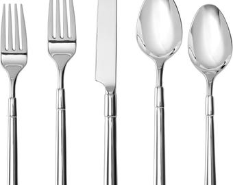 Fortessa Lloyd 18/10 Stainless Steel, 20 Piece Flatware Set (Service for 4)Silver