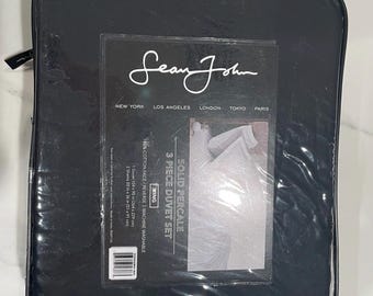 Sean John King Påslakan + Två King Size Shads Svart. Helt nytt!