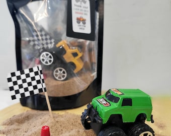 Monster Truck Party Favour  | Unique Pre-filled Party Bag | Vehicle | Truck Sensory Kit | Toddler | Childrens Sensory Play