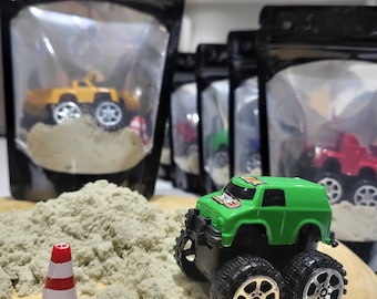 Monster Truck Party Favour  | Unique Pre-filled Party Bag | Vehicle | Truck Sensory Kit | Toddler | Childrens Sensory Play
