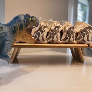 Personalised Dinosaur Hunt Party Favour / Excavation Kit |  kids Party Game | Hidden Dinosaur in egg with tools | Dinosaur Dig | Unique
