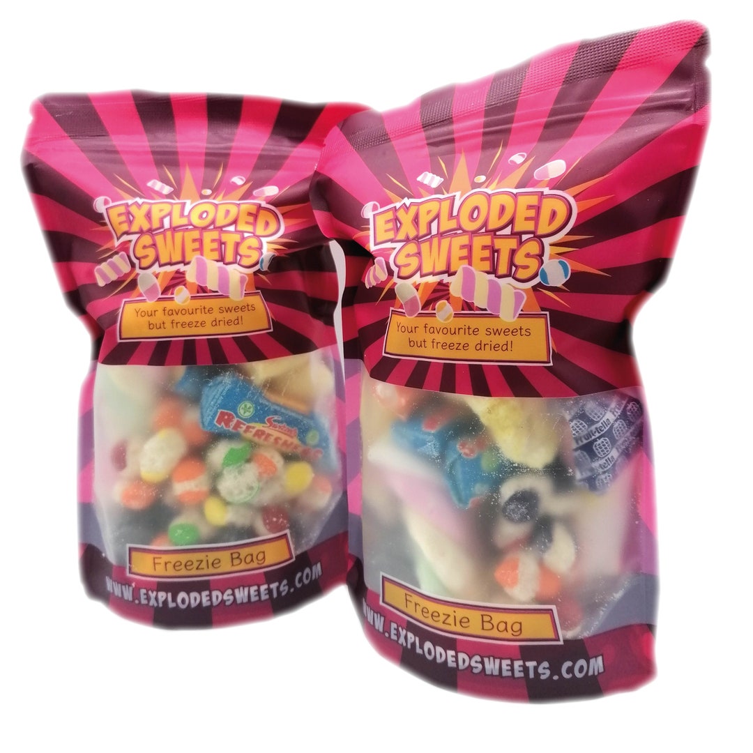 Freezie Bag Original X2 Multibuy Exploded Sweets Freeze Dried Candy UK ...