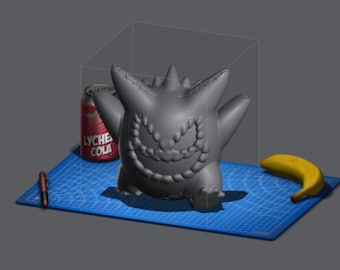 Modelo 3D Haloween Gengar Oogie Boogy para resina e impressão 3D