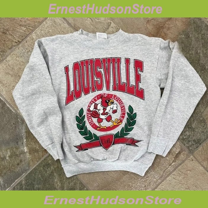  NCAA Louisville Cardinals Benchmark Full Zip Hooded Sweatshirt,  Graphite, Large : Sports & Outdoors