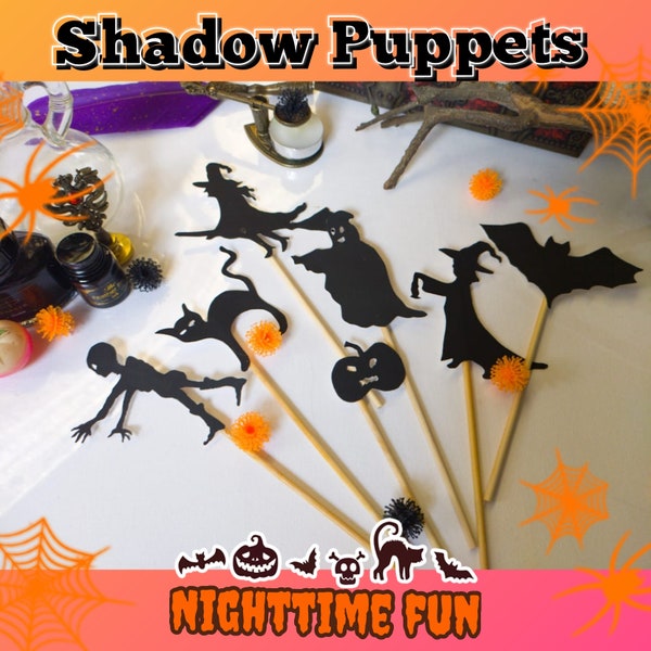 Shadow Puppets Printable Puppets Silhouettes for Night-time Fun