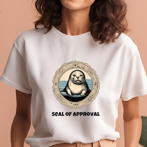 Funny seal TShirt, Seal humor graphic Tshirt, Marine life design
