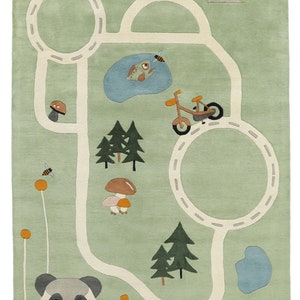 Kids Play Rug, Animal Rugs, Road Rugs, Road Play Rug, Kids Room Décor ...