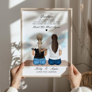 Custom Family Memorial Print, Personalised Remembrance Gift, Sympathy Keepsake, In Loving Memory Artwork, Bereavement Present