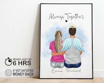 Loss of Husband Gift, Grief Gift, In Memory of Husband Memorial Gift,Sympathy Gift, Remembrance Bereavement Gift, Condolence Memorial Gift