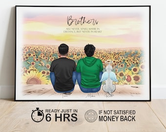 Loss of Brother Gift, Grief Gift, Brother Memorial Gift, Sympathy Gift, Remembrance Bereavement Gift, Condolence Memorial Gift, In Memory