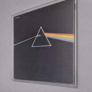 Cornice da parete in vinile – Cornice per copertina di album in vinile – Cornice in acrilico e plexiglass per esposizione a parete – Made in France – Cadre Vinyle Plexiglas