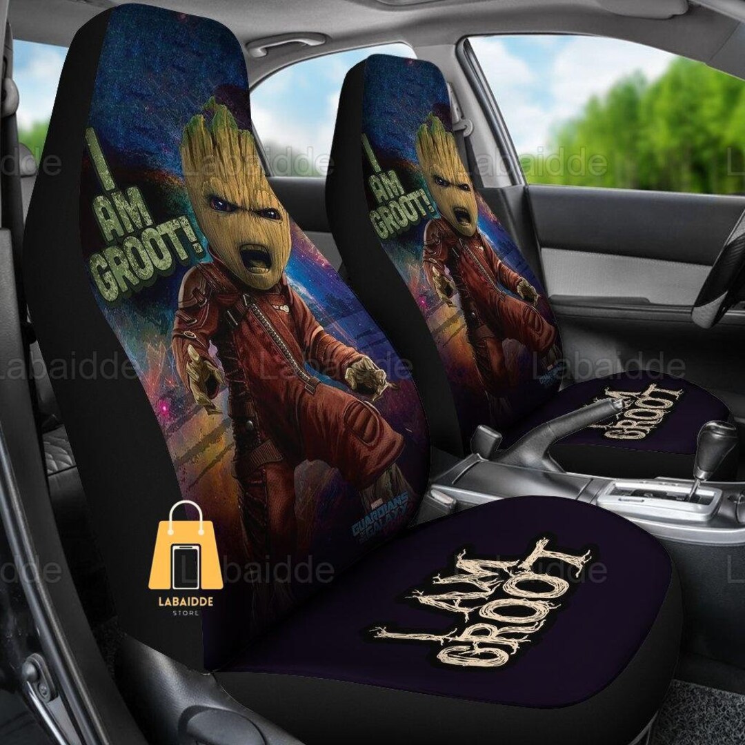 Christmas Groot Car Seat Cover Groot Car Seat Cover Etsy